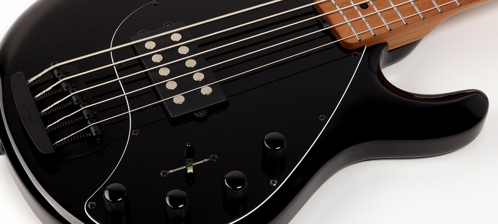 Music Man Stingray Special 5c 2h 2020 Active Mn - Black - Solid body elektrische bas - Variation 2