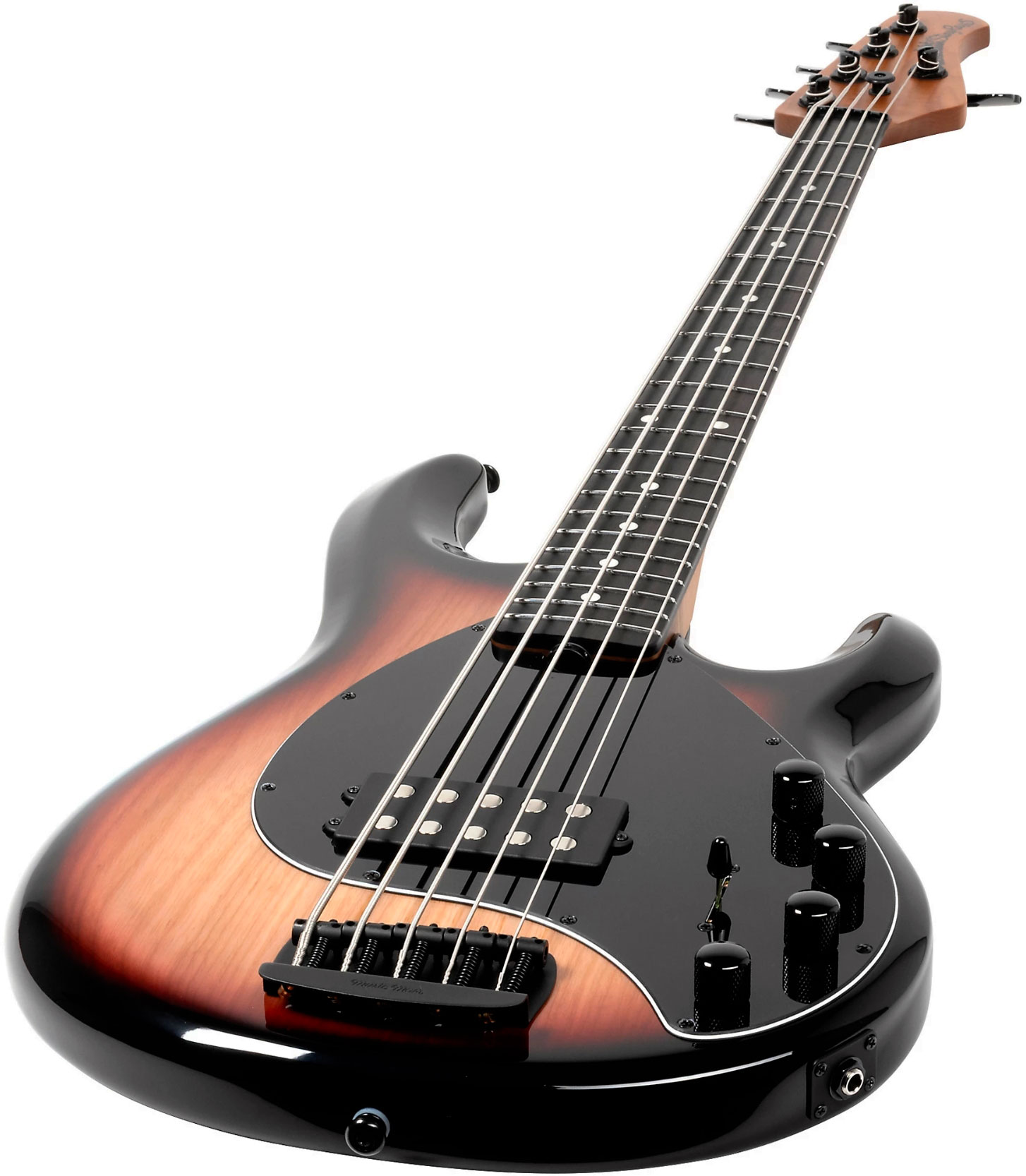 Music Man Stingray Special H 5c Active Eb +housse - Faded Vintage Sunburst - Solid body elektrische bas - Variation 2
