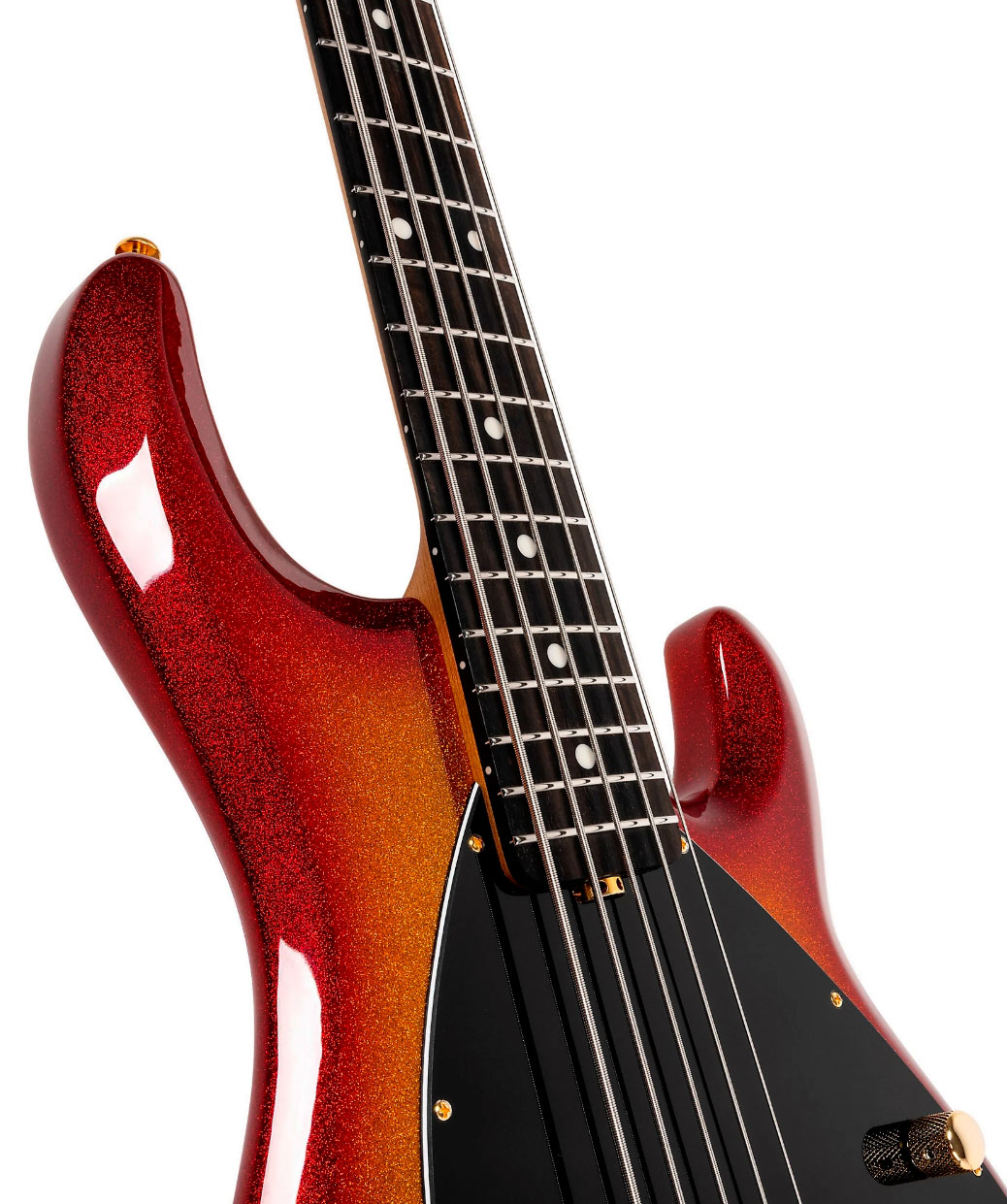 Music Man Stingray Special H 5c Active Eb +housse - Cherry Punch - Solid body elektrische bas - Variation 3