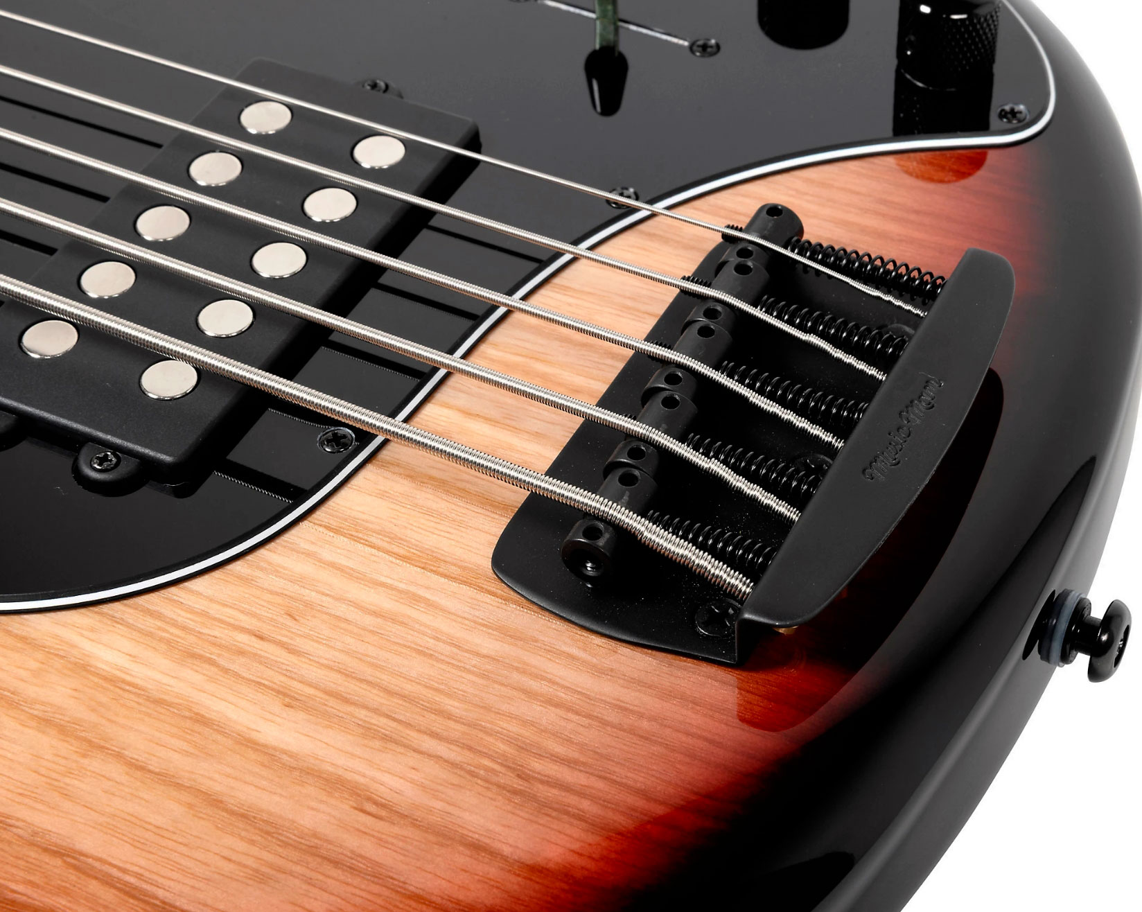 Music Man Stingray Special H 5c Active Eb +housse - Faded Vintage Sunburst - Solid body elektrische bas - Variation 4
