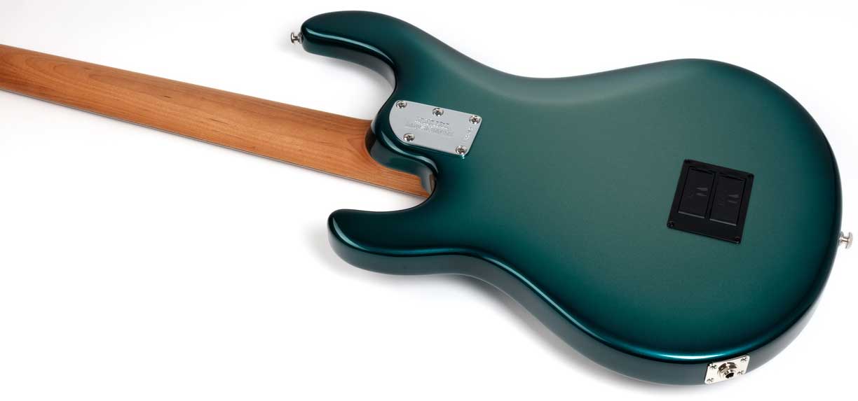 Music Man Stingray Special H 5c Active Mn +housse - Frost Green - Solid body elektrische bas - Variation 3