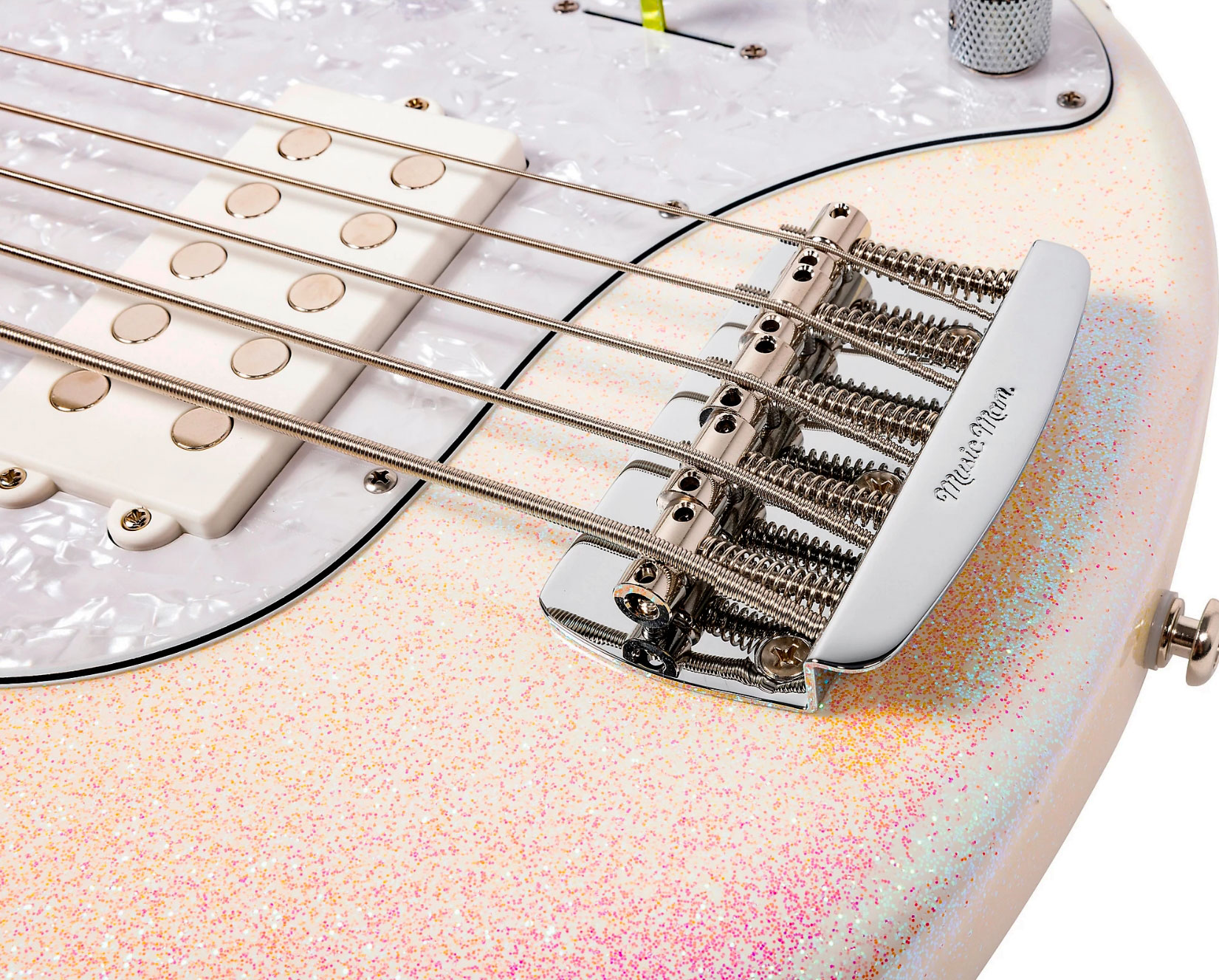 Music Man Stingray Special H 5c Active Mn +housse - Dazzler - Solid body elektrische bas - Variation 4