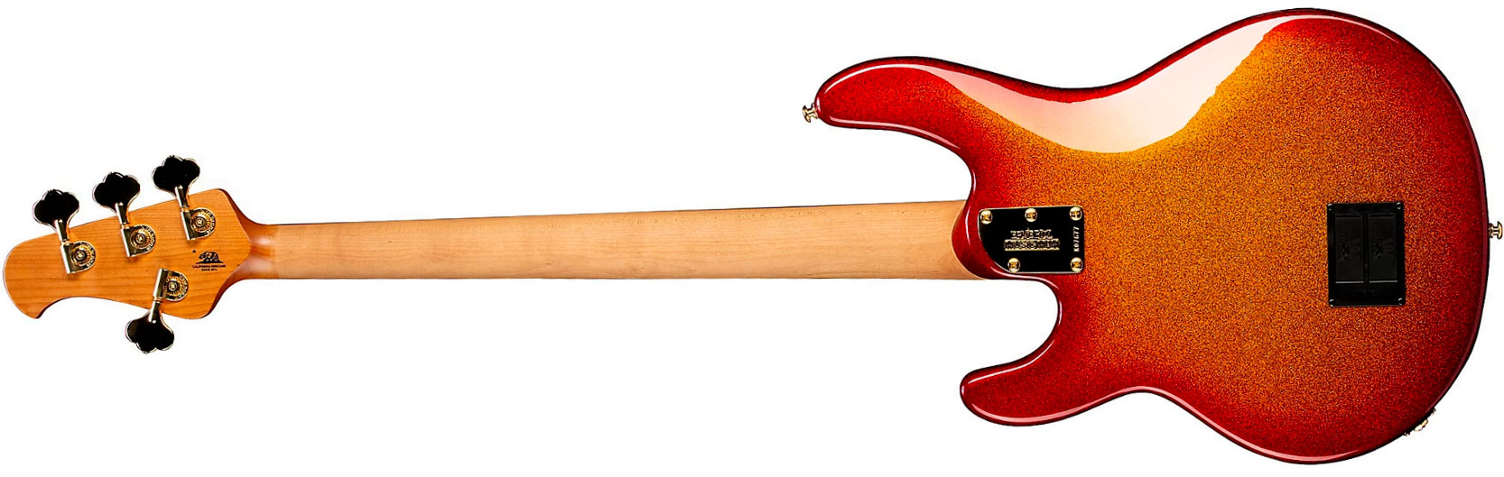 Music Man Stingray Special H Active Eb +housse - Cherry Punch - Solid body elektrische bas - Variation 1