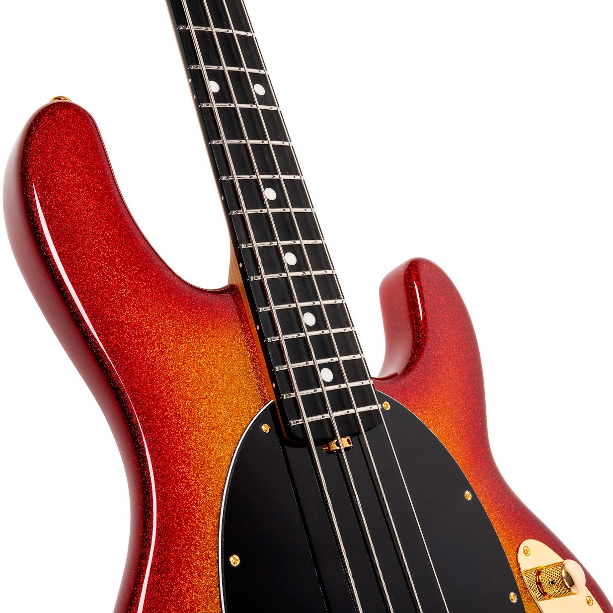 Music Man Stingray Special H Active Eb +housse - Cherry Punch - Solid body elektrische bas - Variation 3