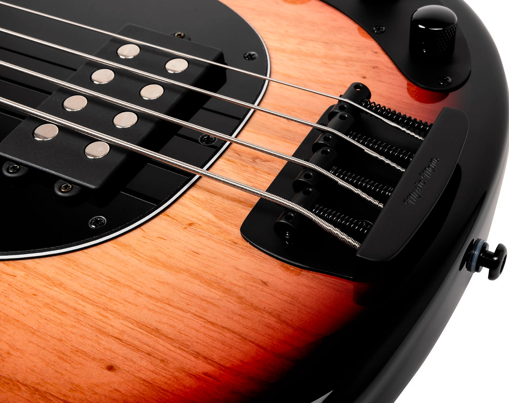 Music Man Stingray Special H Active Eb +housse - Faded Vintage Sunburst - Solid body elektrische bas - Variation 4