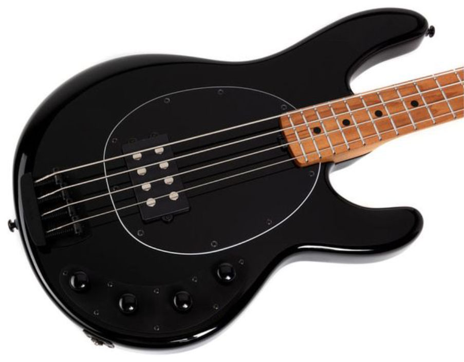 Music Man Stingray Special H Active Mn +etui - Black - Solid body elektrische bas - Variation 1
