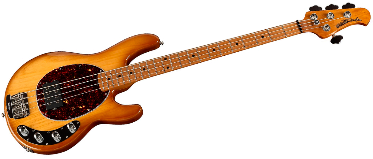 Music Man Stingray Special H Active Mn +housse - Hot Honey - Solid body elektrische bas - Variation 2