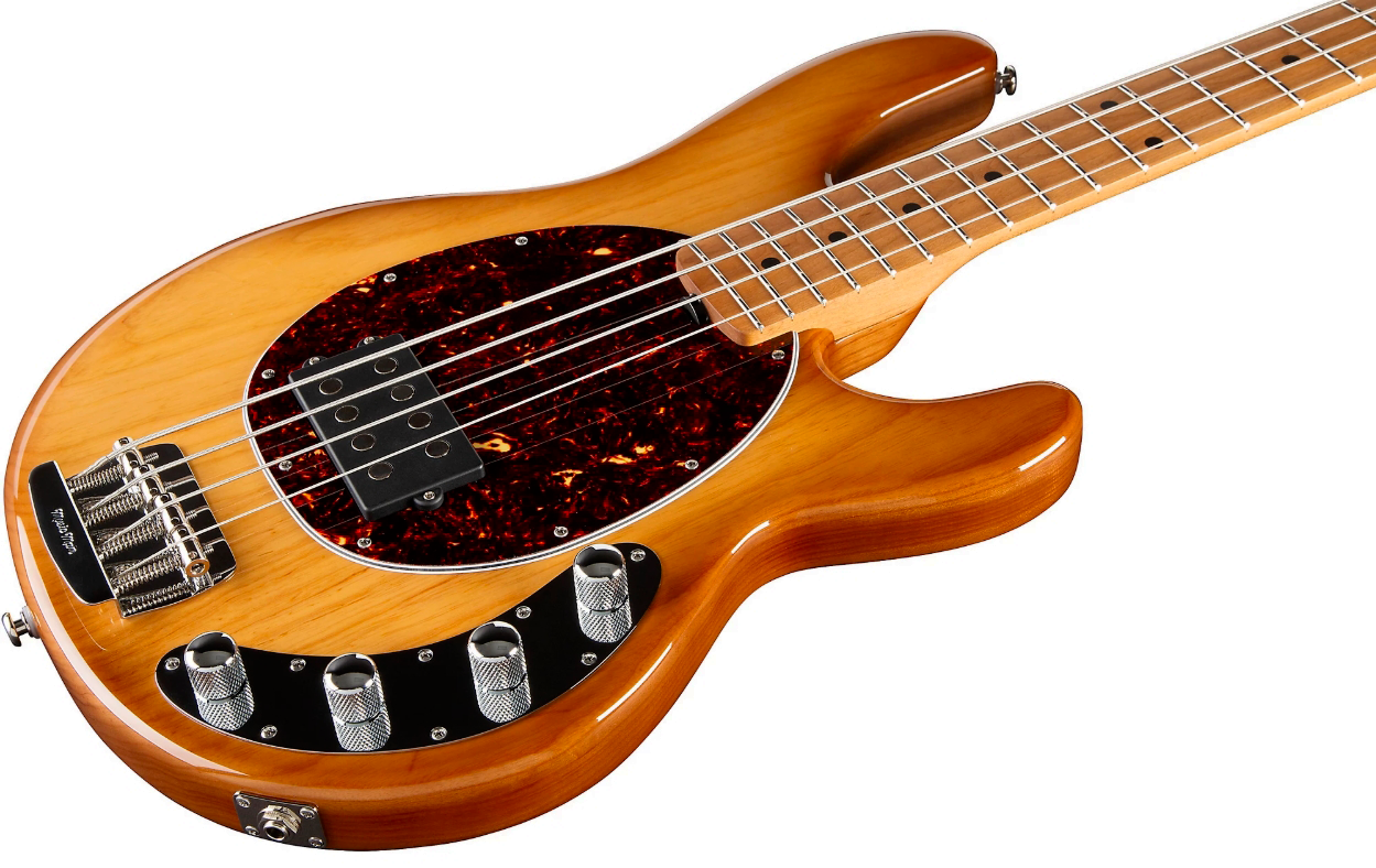 Music Man Stingray Special H Active Mn +housse - Hot Honey - Solid body elektrische bas - Variation 3