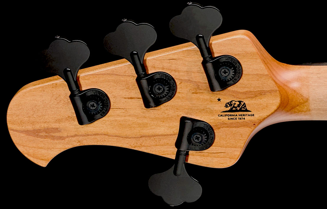 Music Man Stingray Special H Active Mn +housse - Black Rock - Solid body elektrische bas - Variation 4