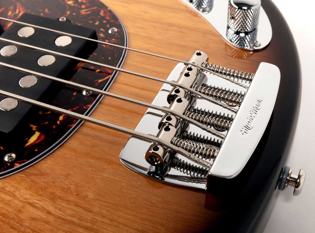 Music Man Stingray Special H Active Rw +housse - Burnt Ends - Solid body elektrische bas - Variation 4