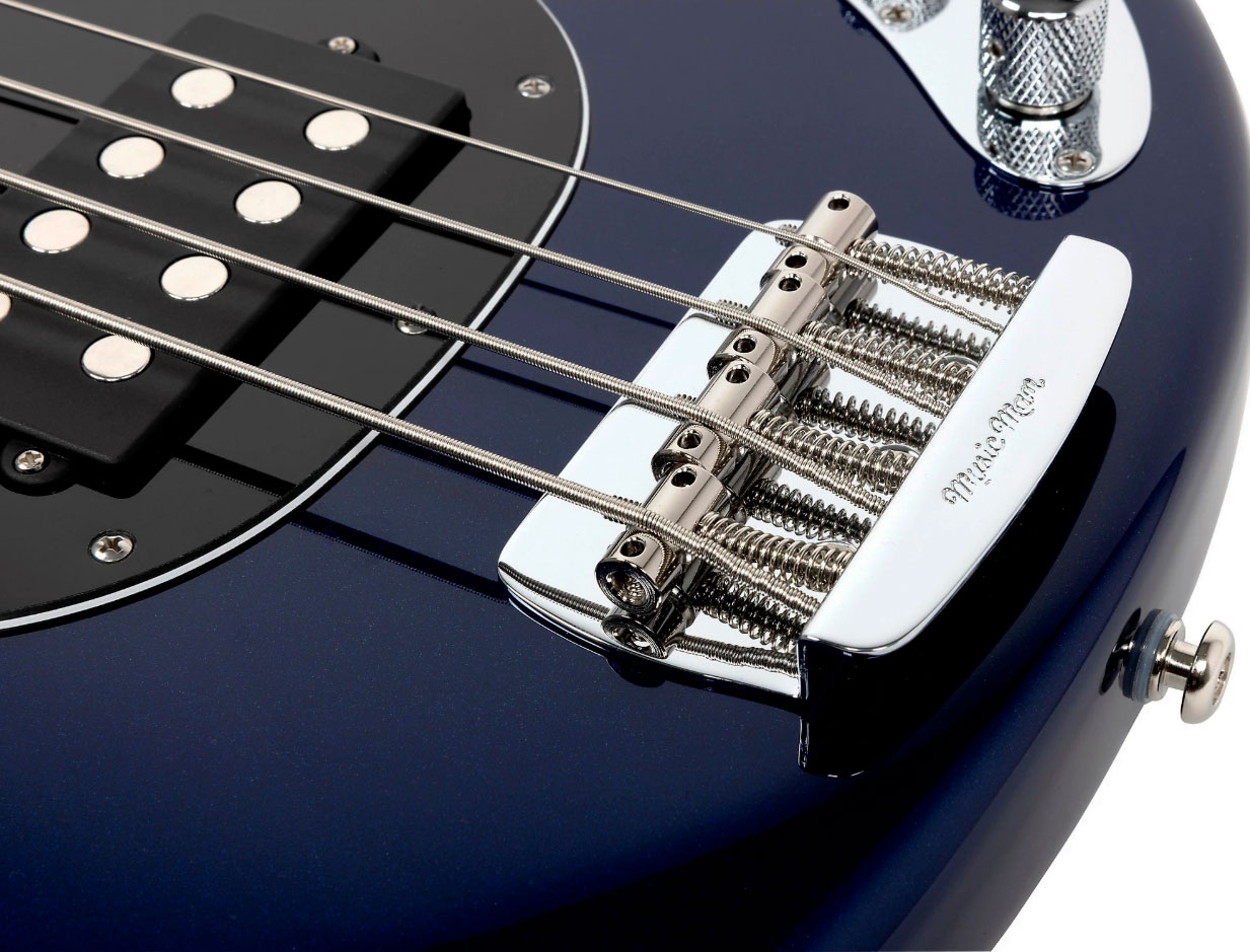 Music Man Stingray Special H Active Rw +housse - Butane Blue - Solid body elektrische bas - Variation 4
