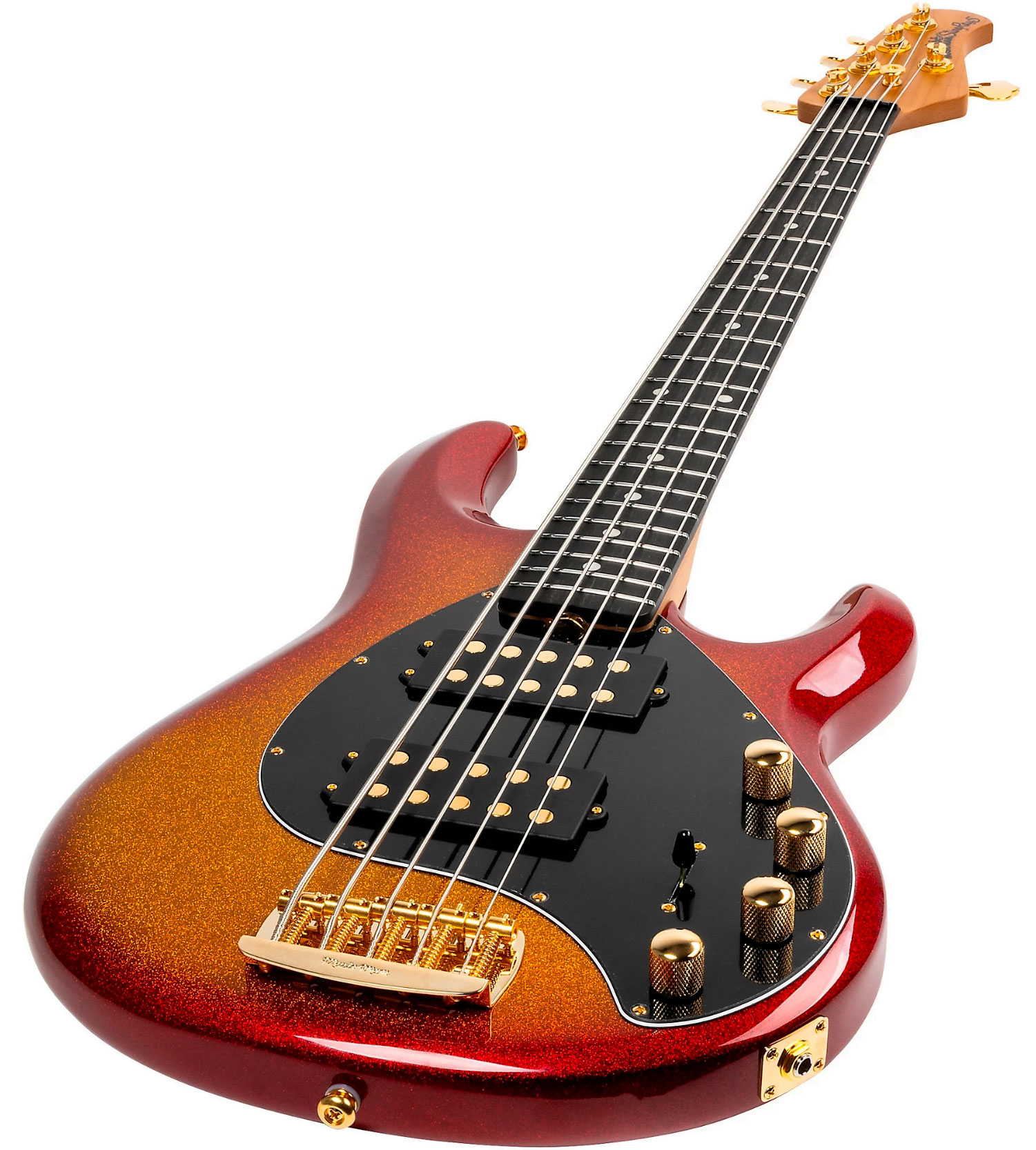 Music Man Stingray Special Hh 5c Active Eb +housse - Cherry Punch - Solid body elektrische bas - Variation 2