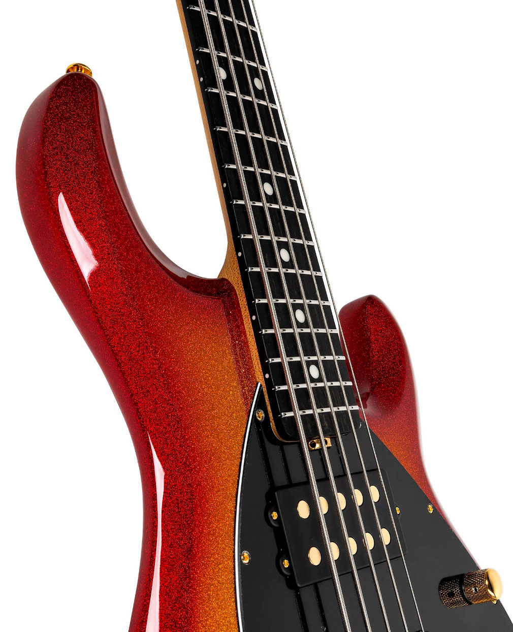 Music Man Stingray Special Hh 5c Active Eb +housse - Cherry Punch - Solid body elektrische bas - Variation 3