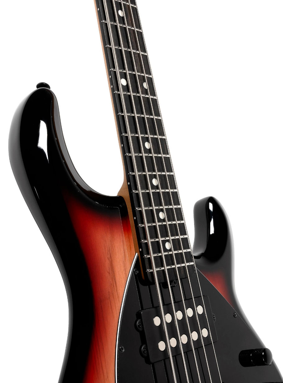 Music Man Stingray Special Hh 5c Active Eb +housse - Faded Vintage Sunburst - Solid body elektrische bas - Variation 3