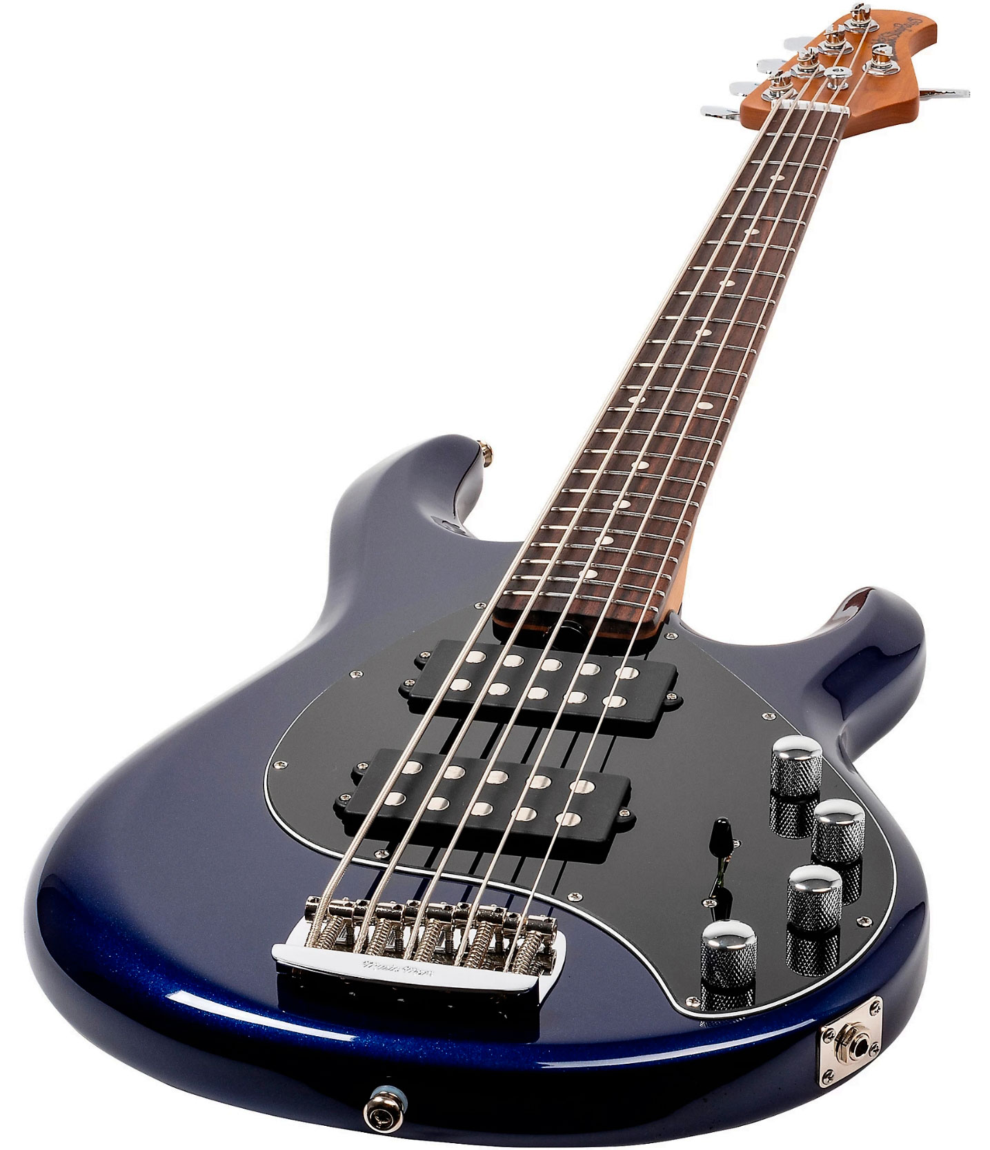 Music Man Stingray Special Hh 5c Active Rw +housse - Butane Blue - Solid body elektrische bas - Variation 2