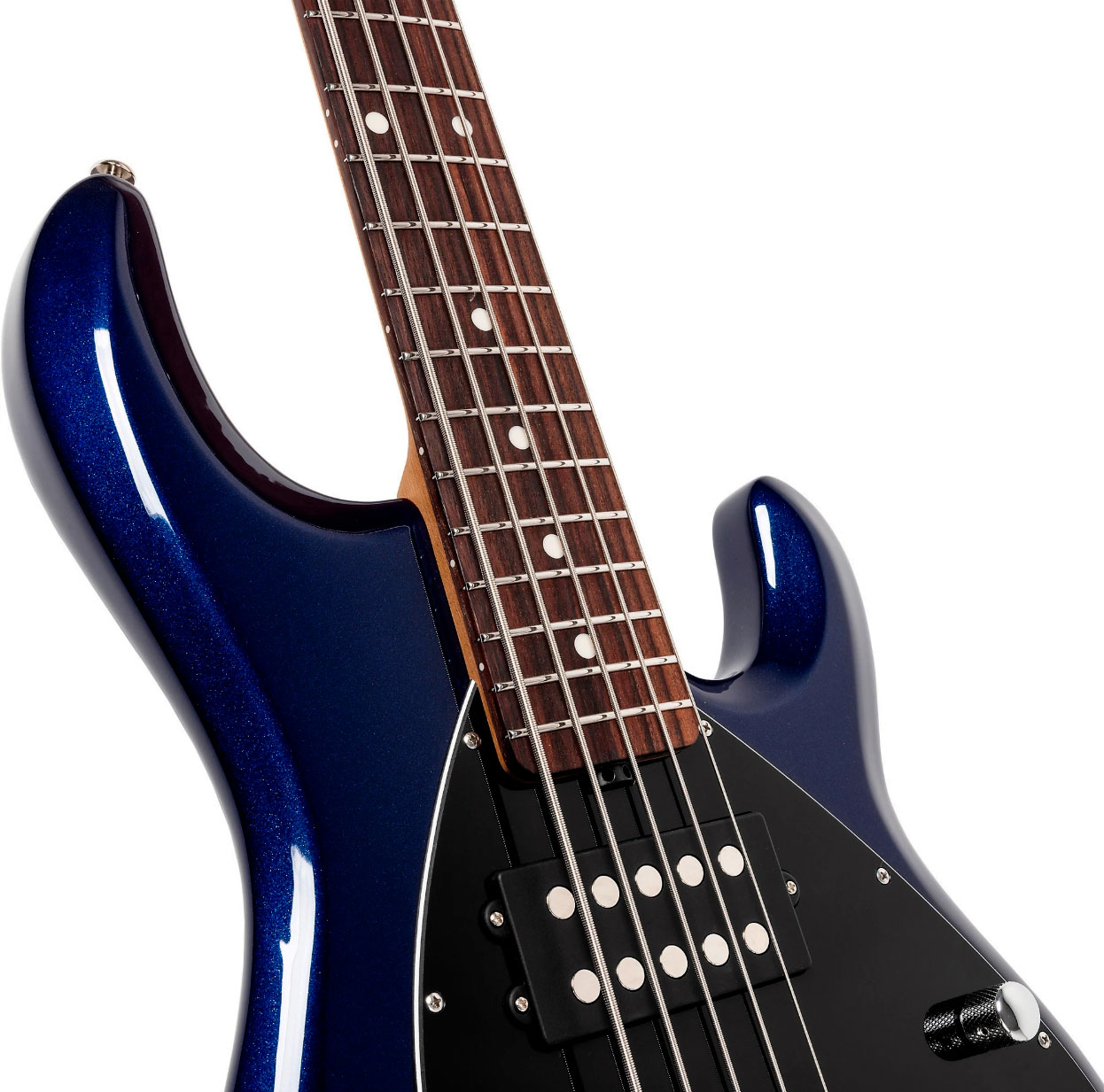 Music Man Stingray Special Hh 5c Active Rw +housse - Butane Blue - Solid body elektrische bas - Variation 3
