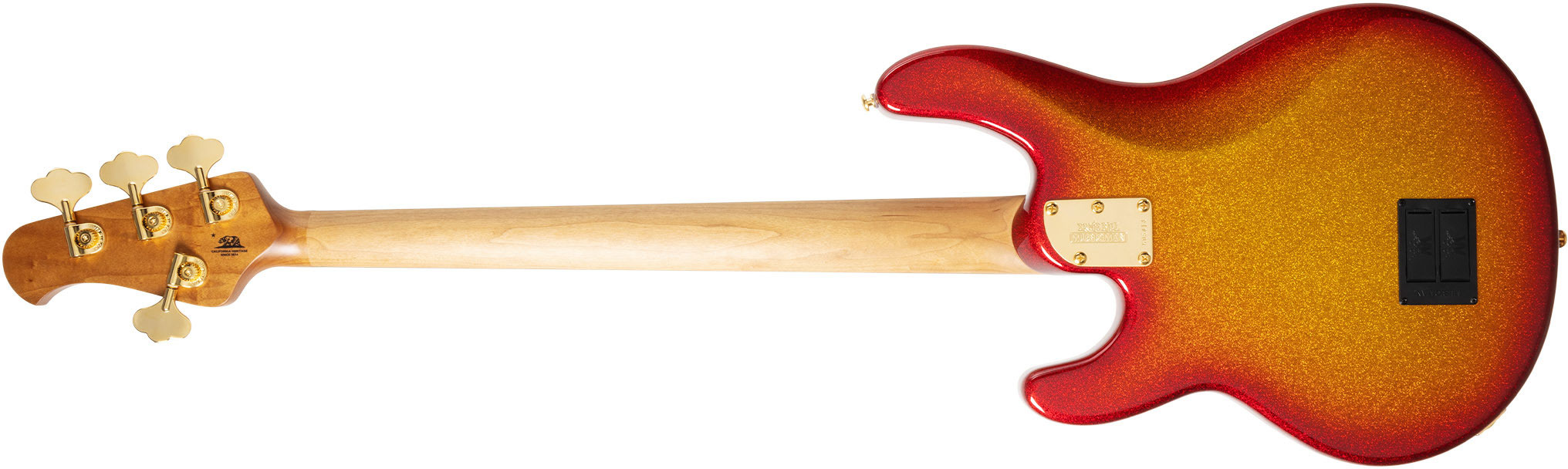 Music Man Stingray Special Hh Active Eb +housse - Cherry Punch - Solid body elektrische bas - Variation 1