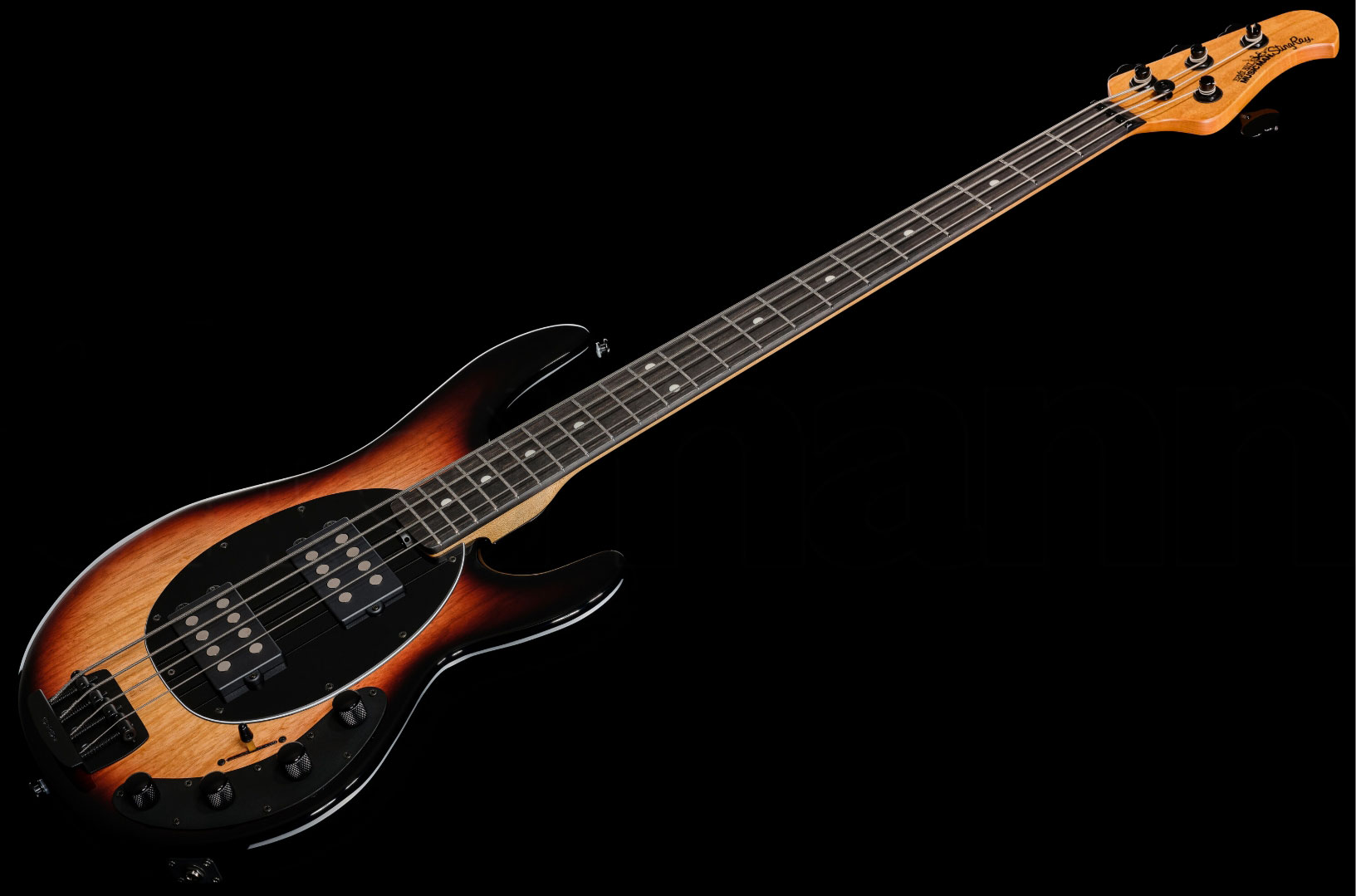Music Man Stingray Special Hh Active Eb +housse - Faded Vintage Sunburst - Solid body elektrische bas - Variation 2