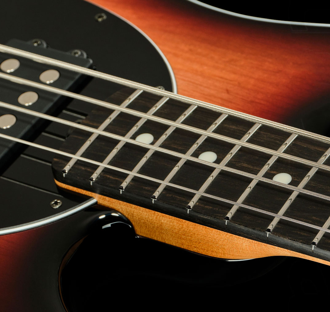 Music Man Stingray Special Hh Active Eb +housse - Faded Vintage Sunburst - Solid body elektrische bas - Variation 3