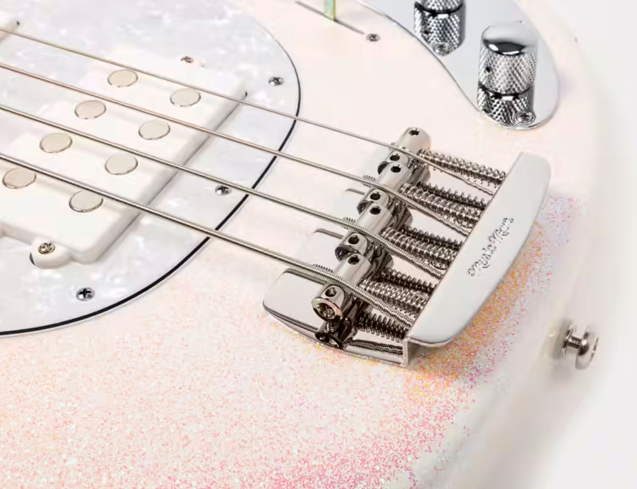 Music Man Stingray Special Hh Active Mn +housse - Dazzler - Solid body elektrische bas - Variation 3