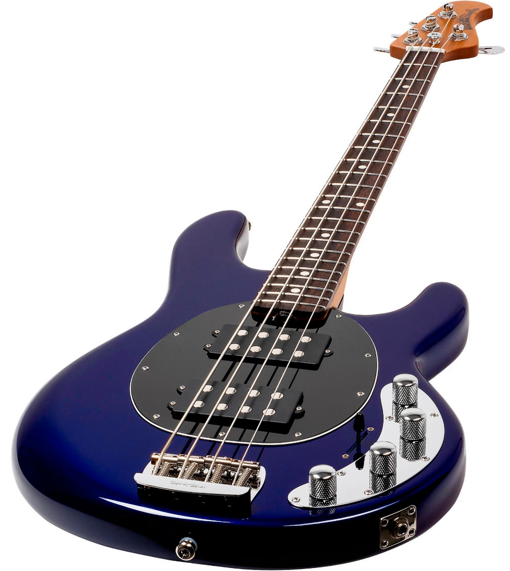 Music Man Stingray Special Hh Active Rw +housse - Butane Blue - Solid body elektrische bas - Variation 2