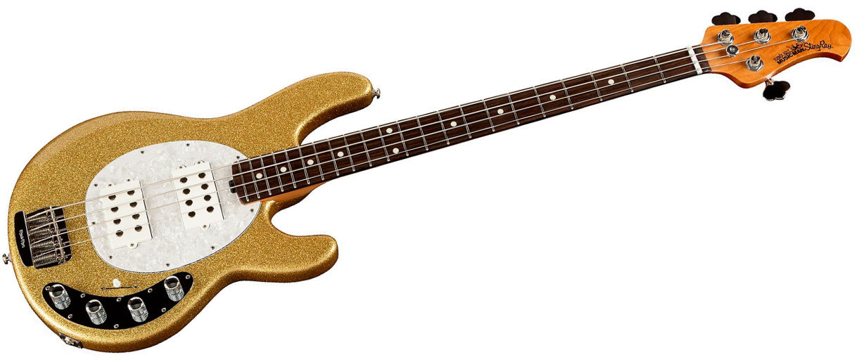 Music Man Stingray Special Hh Active Rw +housse - Genius Gold - Solid body elektrische bas - Variation 2