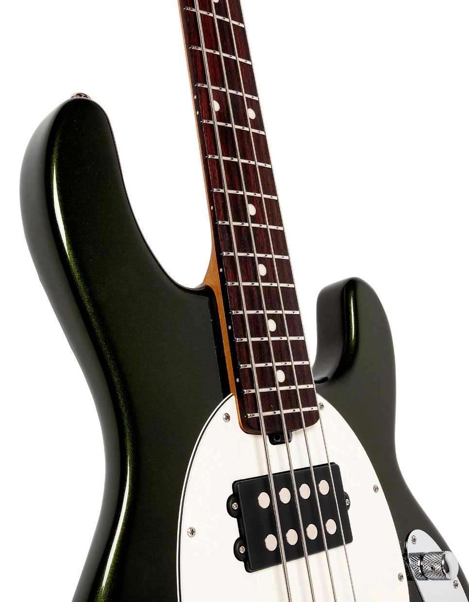 Music Man Stingray Special Hh Active Rw +housse - Fallout Green - Solid body elektrische bas - Variation 3