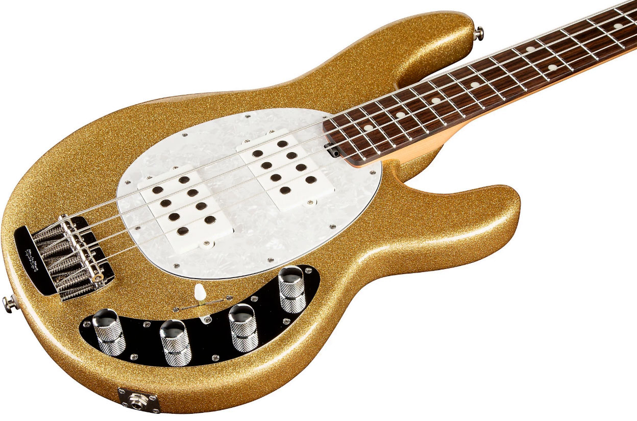 Music Man Stingray Special Hh Active Rw +housse - Genius Gold - Solid body elektrische bas - Variation 3