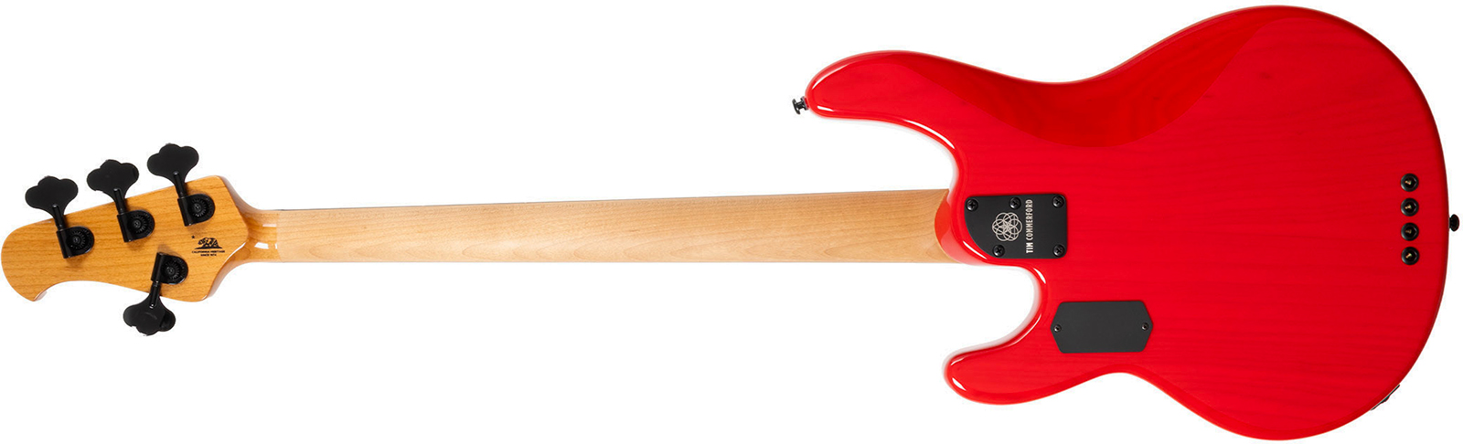 Music Man Tim Commerford Stingray Bass Active Signature Eb - Caliper Red - Solid body elektrische bas - Variation 1