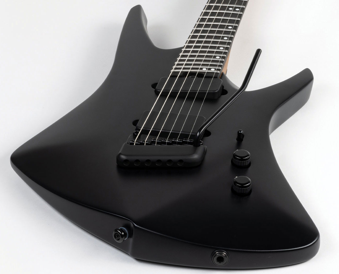 Music Man Tosin Abasi Kaizen 6c Signature Multiscale 2h Trem Eb - Apollo Black - Multi-scale gitaar - Variation 2