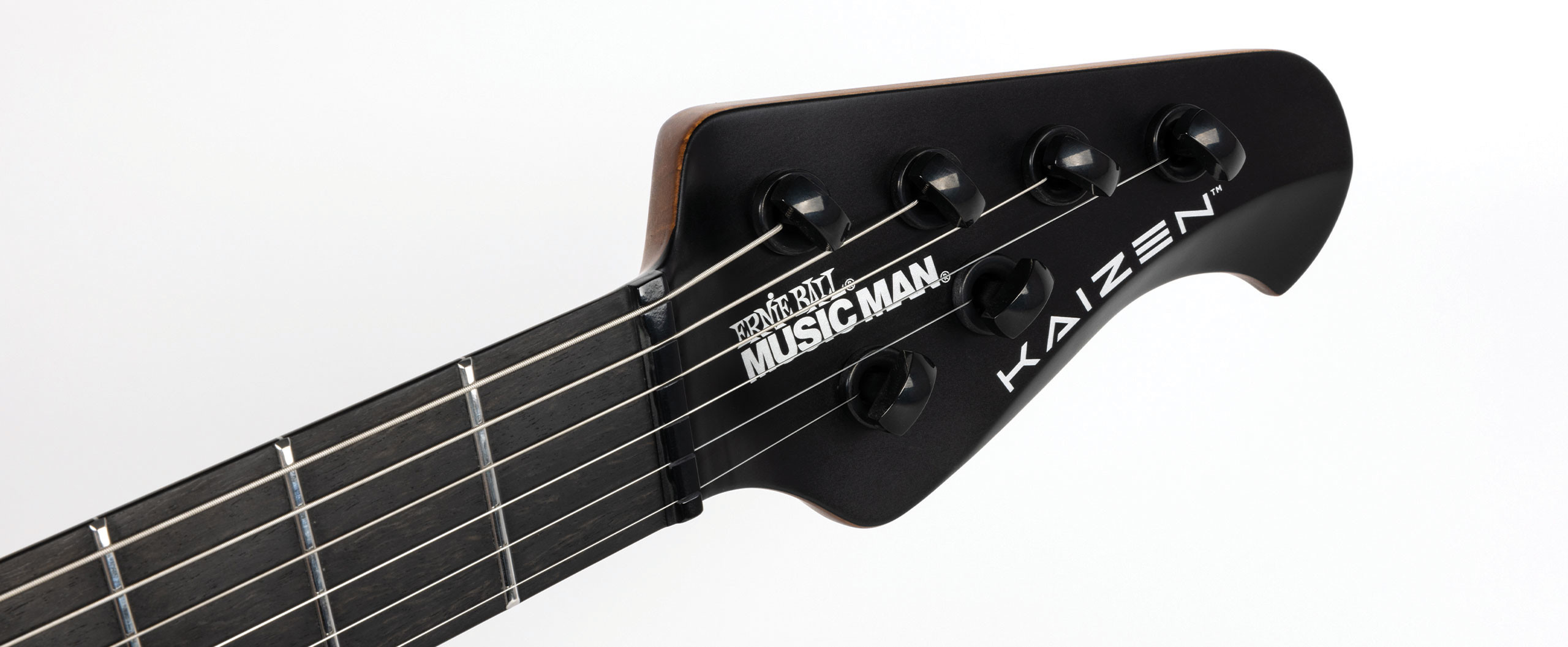 Music Man Tosin Abasi Kaizen 6c Signature Multiscale 2h Trem Eb - Apollo Black - Multi-scale gitaar - Variation 6