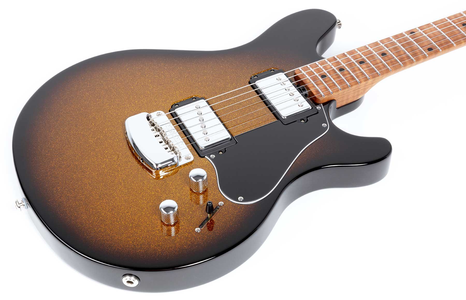 Music Man Valentine Signature 2h Ht Mn +housse - Tobacco Sparkle - Kenmerkende elektrische gitaar - Variation 2