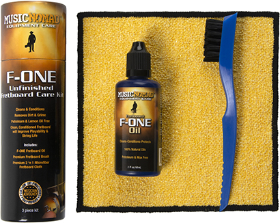 Music Nomad Kit F-one, Huile, Brosse Et Chiffon - Care & Cleaning Gitaar - Main picture