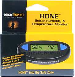 Gitaarbevochtiger Music nomad Hone - Guitar Hygrometer (Humidity and Temperature Monitor)