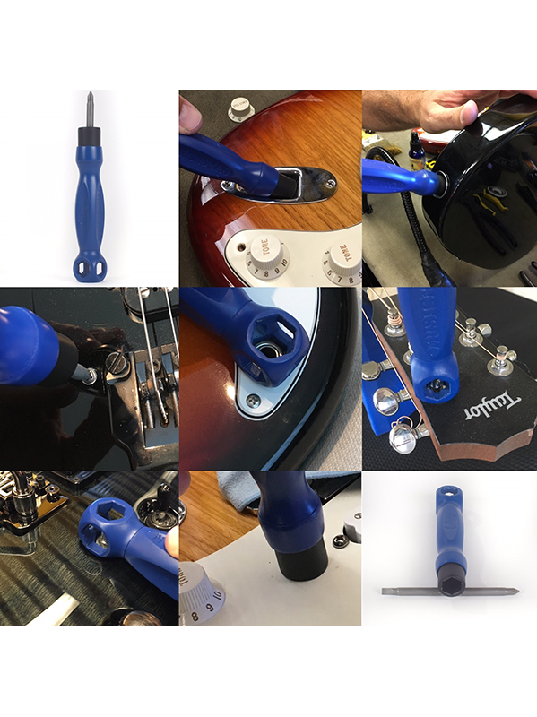Music Nomad The Octopus, Outil 8 En 1, ClÉ 10-12-14mm-1/2-7/16 Pouces + Tournevis - Gitaargereedschap - Variation 1