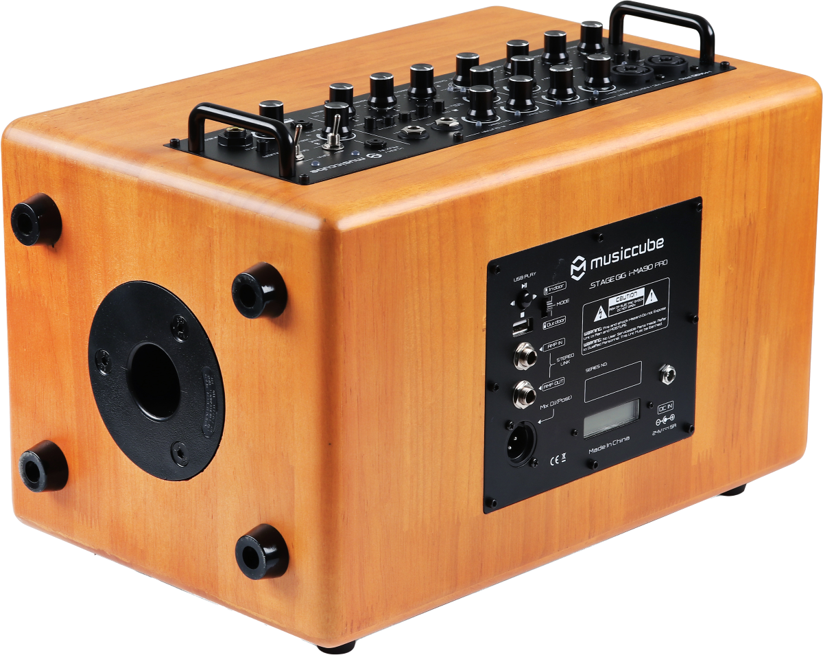 Musiccube M90 Pro Oak Wood - Mobiele PA- systeem - Variation 2