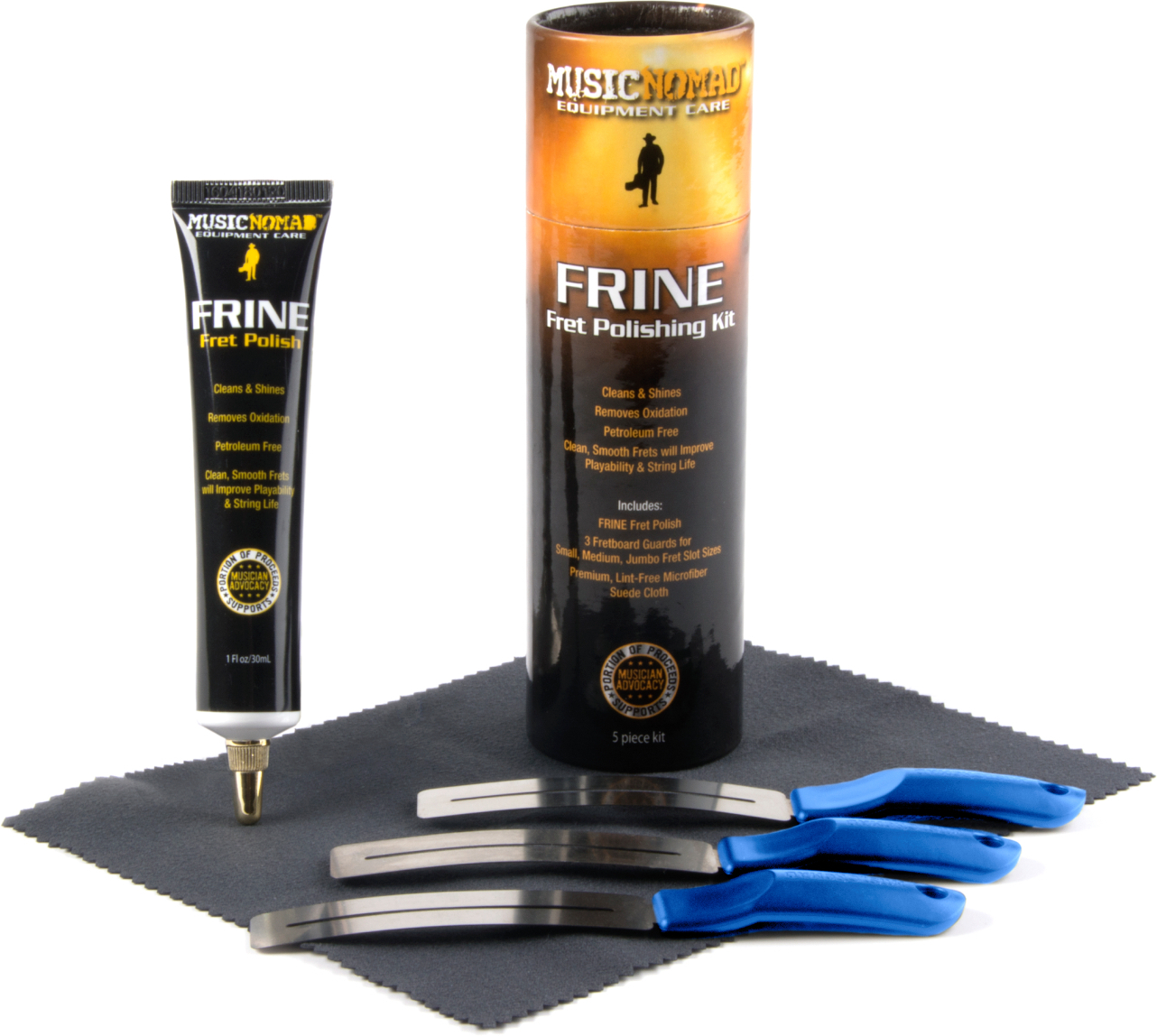 Musicnomad Frine Fret Polishing Kit(mn 124) - Care & Cleaning Gitaar - Main picture