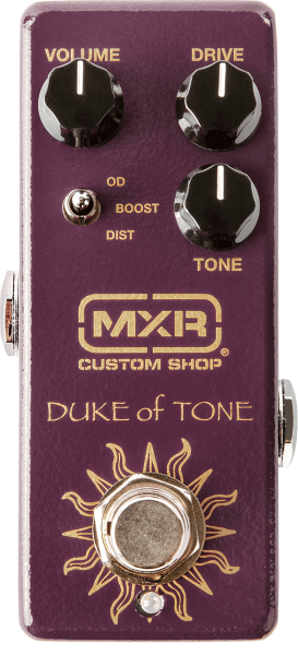 Overdrive/distortion/fuzz effectpedaal Mxr Custom Shop Duke Of Tone