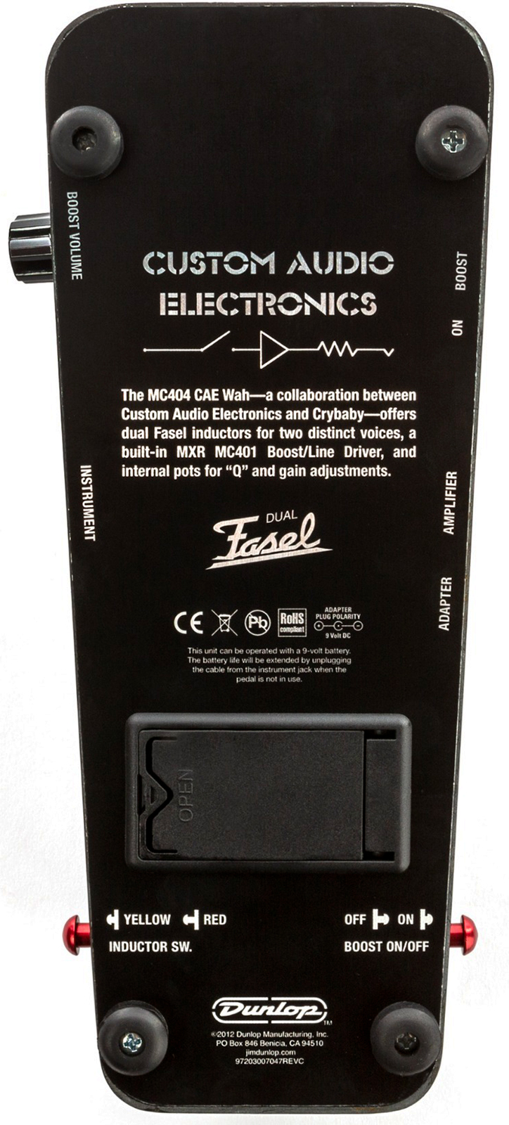 Mxr Mc404 Cae Wah - Compressor/sustain/noise gate effect pedaal - Variation 9