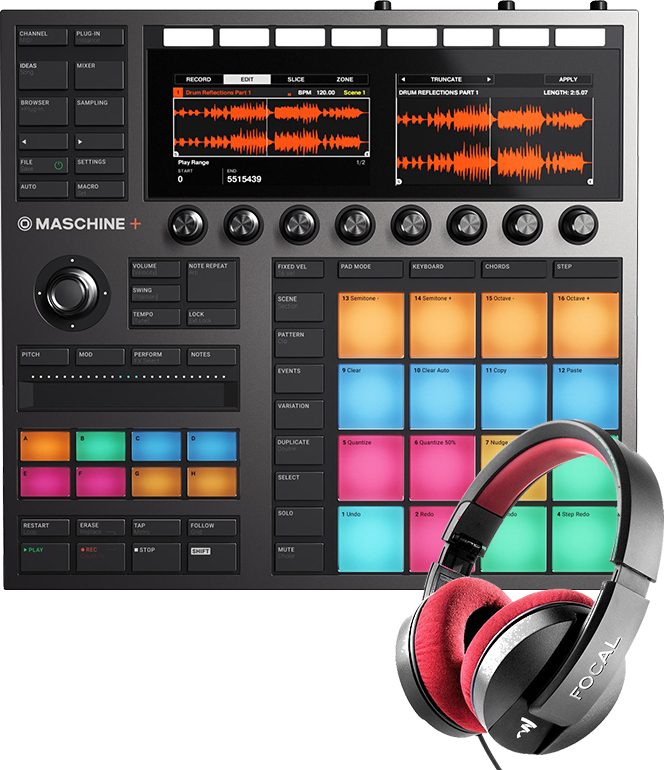 Native Instruments Maschine + Et Casque Focal Listen Pro - Sampler - Main picture