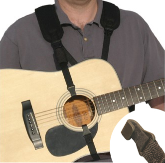 Neotech 570 Bk Acoustic Guitar Strap Black - Gitaarriem - Main picture