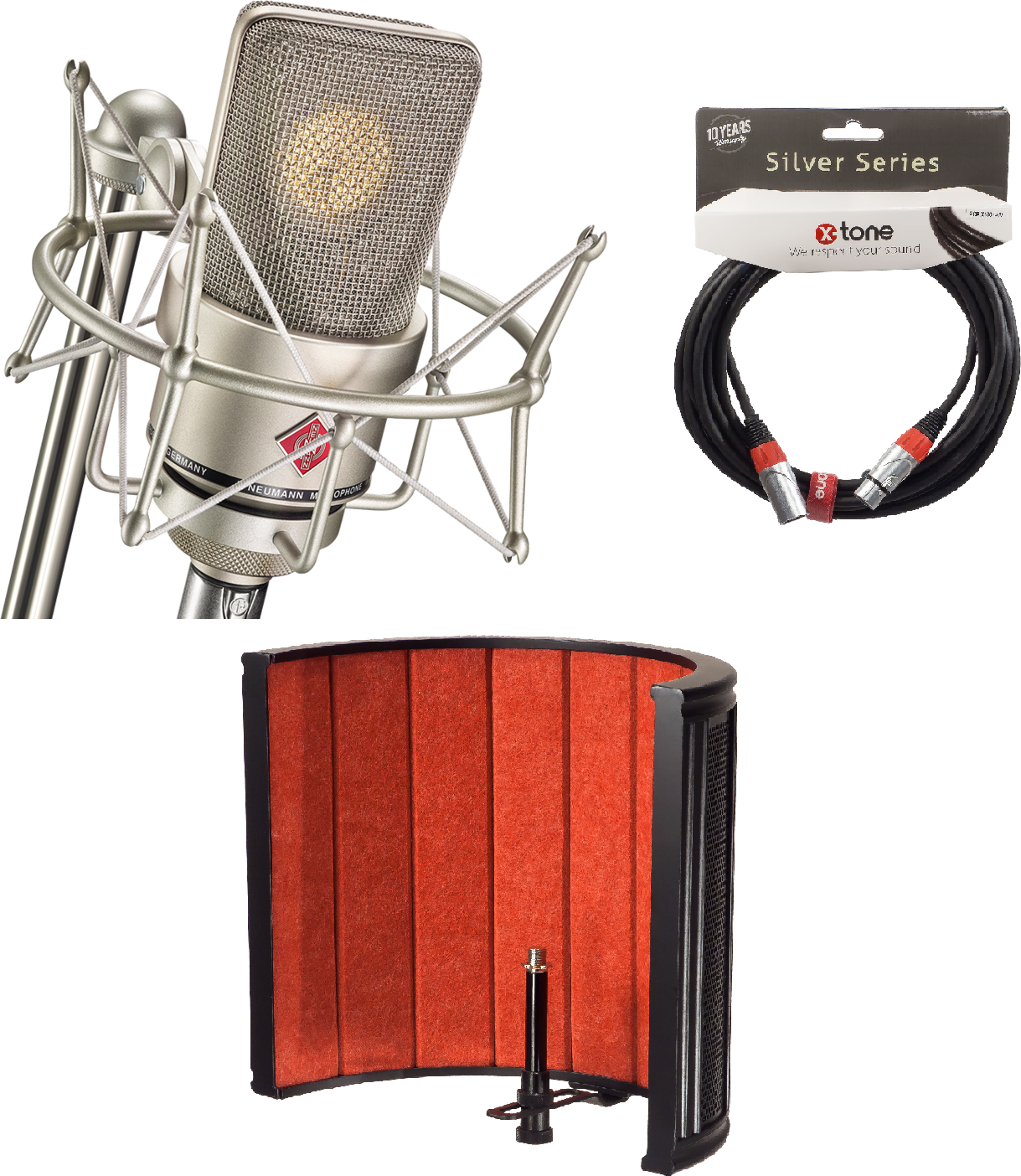 Neumann Tlm 103 Studio Set + X-tone X-screen Pro + X-tone X2001-6m - Xlr Xlr 6m - Microfoon set met statief - Main picture