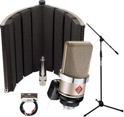Microfoon set met statief Neumann TLM 102 + X-TONE X-Screen + Stand + Xlr Xlr 6M