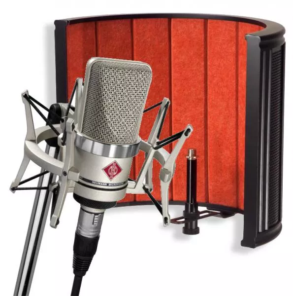 Microfoon set met statief Neumann TLM 102 Studio Set + X-TONE X-Screen Pro