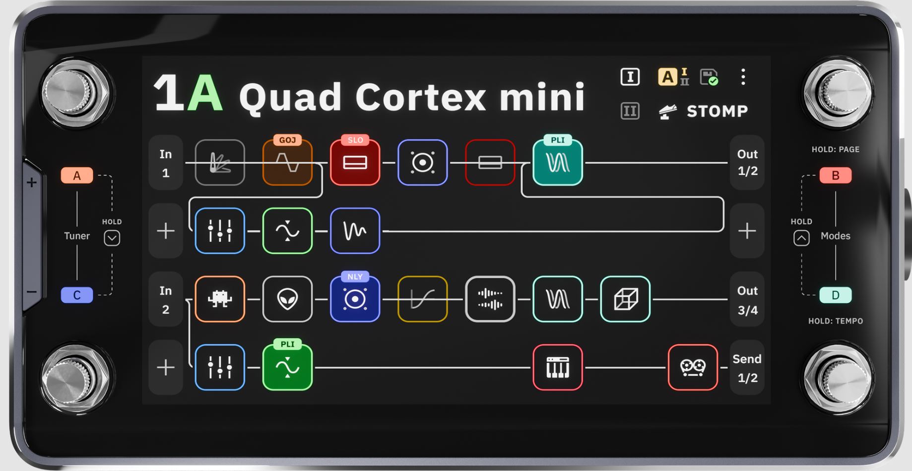 Neural Dsp Quad Cortex Mini - Multieffecten Pedaal voor Electrische Gitaar - Variation 1