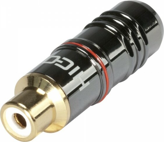 Neutrik Hicf08red Rca Droit Femelle - Stekkeradapter - Main picture