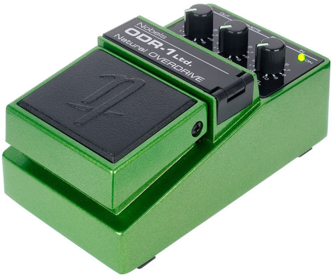 Nobels Odr-1 Ltd Natural Overdrive Dark Sparkle Green - Overdrive/Distortion/fuzz effectpedaal - Variation 1