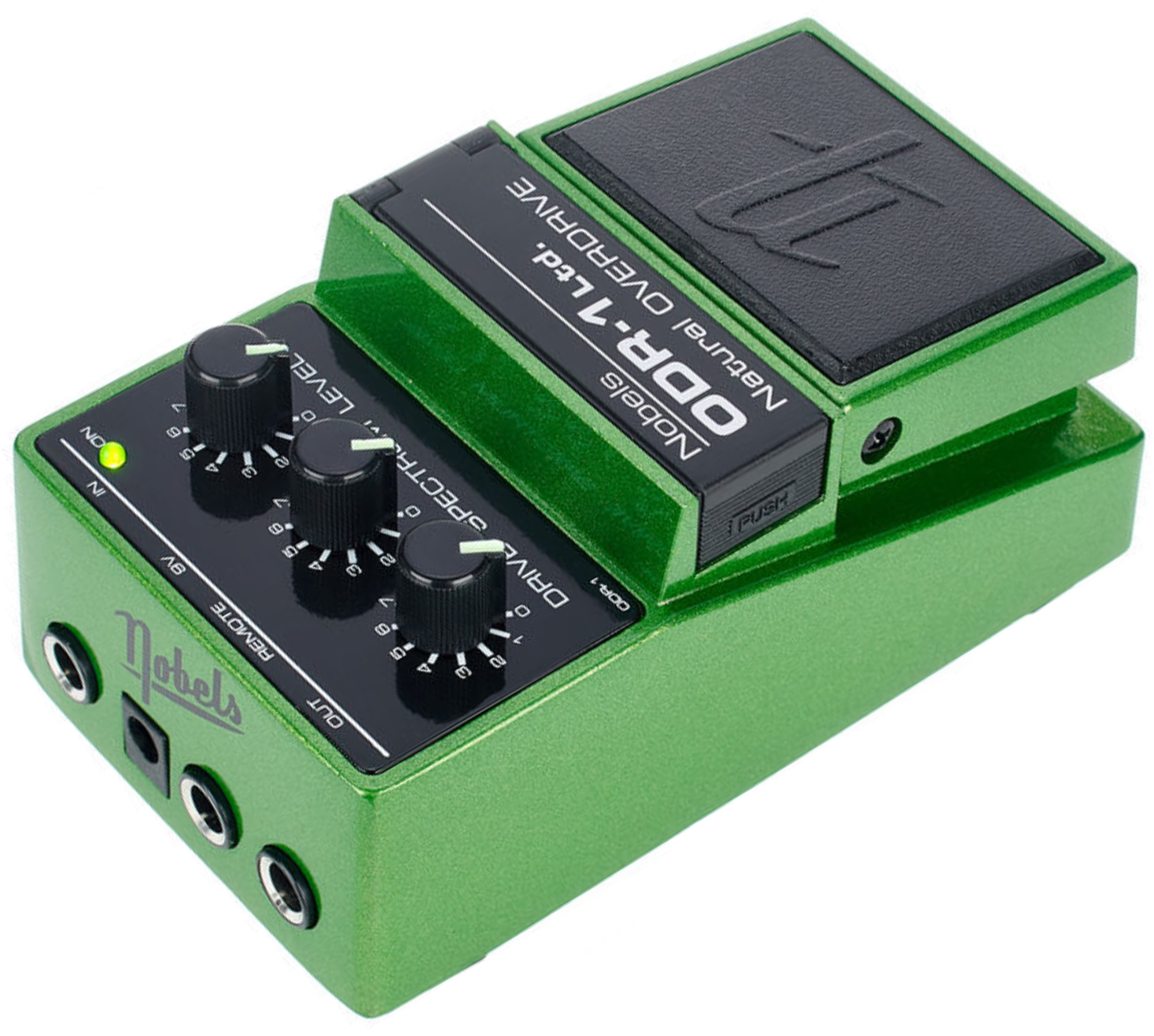 Nobels Odr-1 Ltd Natural Overdrive Dark Sparkle Green - Overdrive/Distortion/fuzz effectpedaal - Variation 2