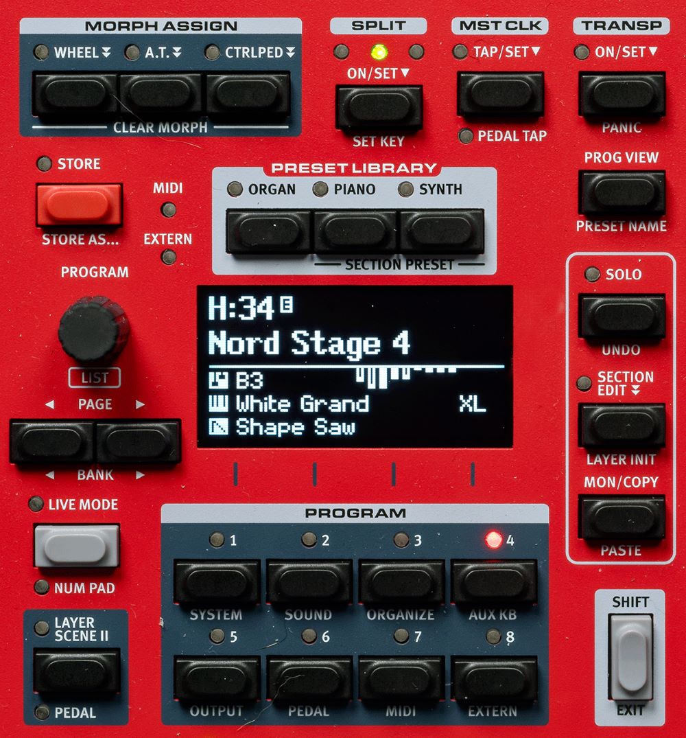 Nord Stage 4 73 - Stagepiano - Variation 7