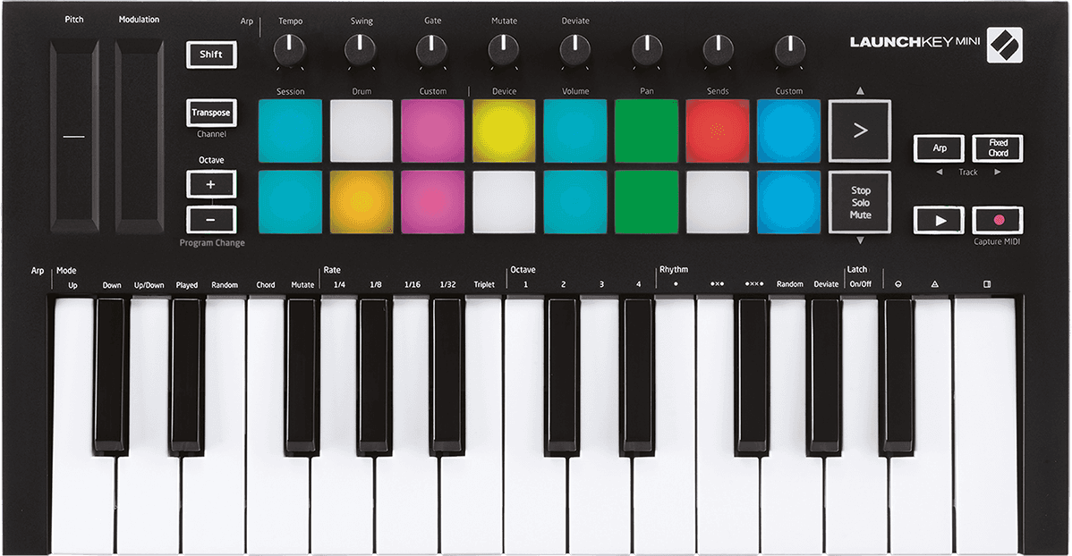 Novation Launchkey Mini Mk3 - Masterkeyboard - Main picture